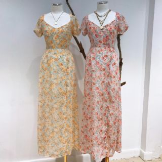 MAXI KHOÉT LƯNG XẺ TÀ