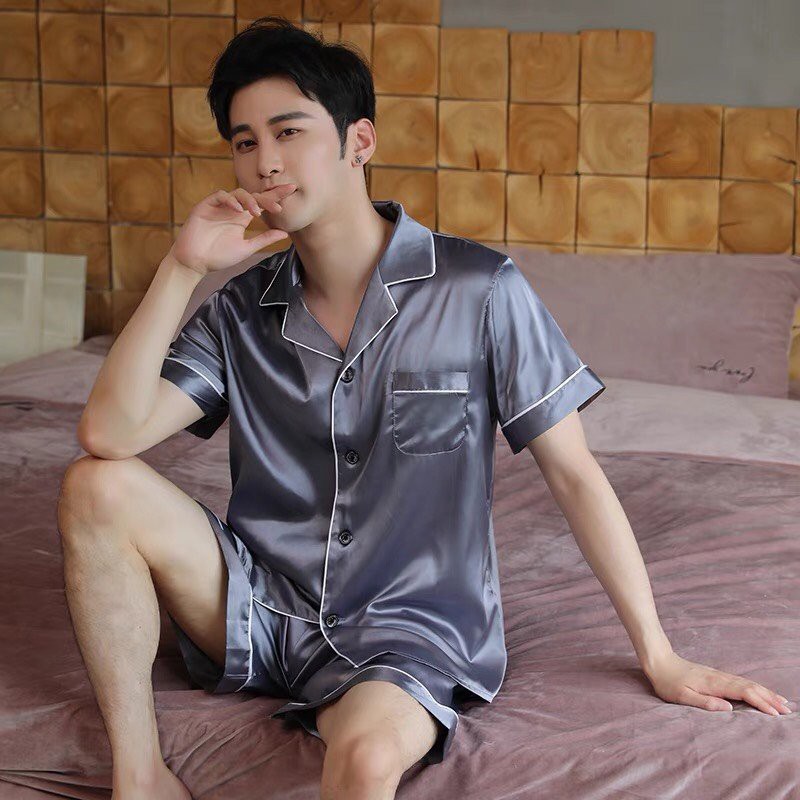 Đồ bộ mặc nhà pyjamas trơn dành cho nam