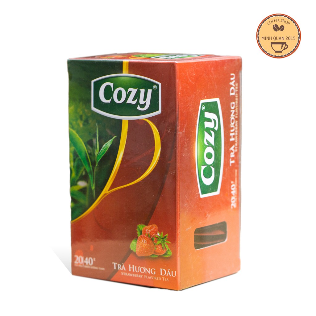 Trà Cozy Túi Lọc Hương Nhài, Sen, Dâu , Đào, Bạc Hà Hộp, Trà Xanh