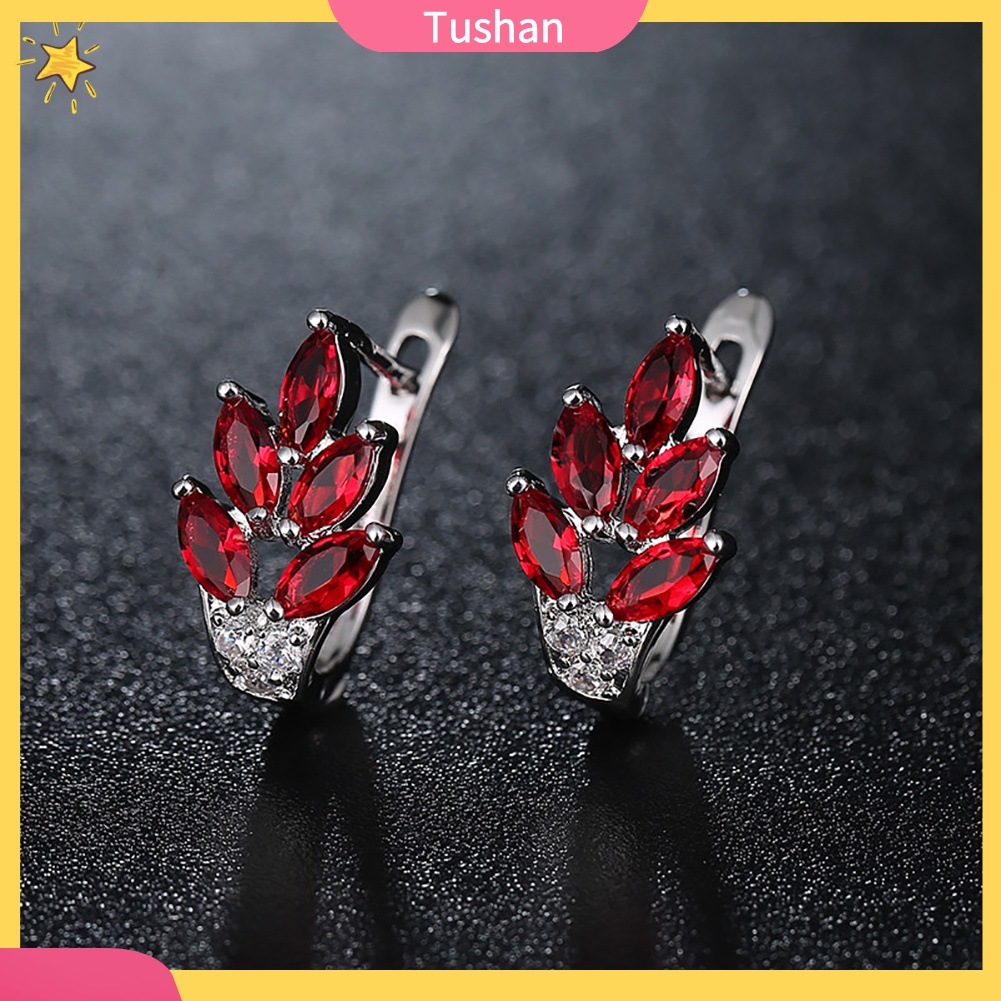Bông Tai Đính Đá Thời Trang Nữ Tính