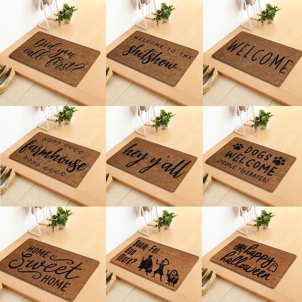 LONTIME Thảm Lót Sàn Nhà Màu Nâu Đen Thời Trang