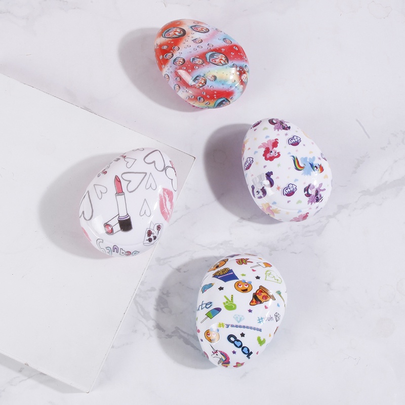 Lược Chải Tóc Mát Xa Da Đầu Chống Tĩnh Điện Thiết Kế Hình Quả Trứng Độc Đáo