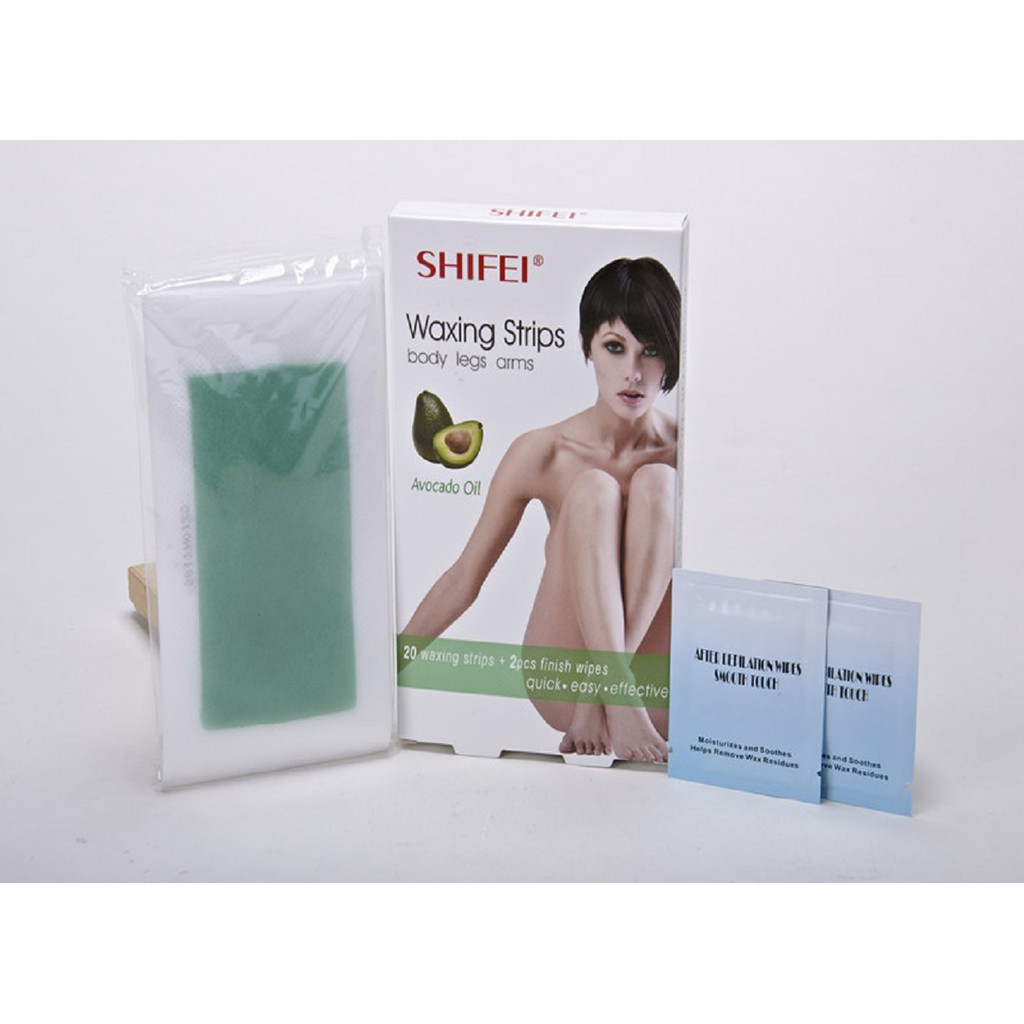 Miếng dán wax lông Shifei bikini line underarm, wax lông tận gốc, hàng chính hãng.