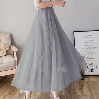✁☃Chân Váy Lưới Dáng Chữ A Lưng Cao Thời Trang Xuân Hè Cho Nữ