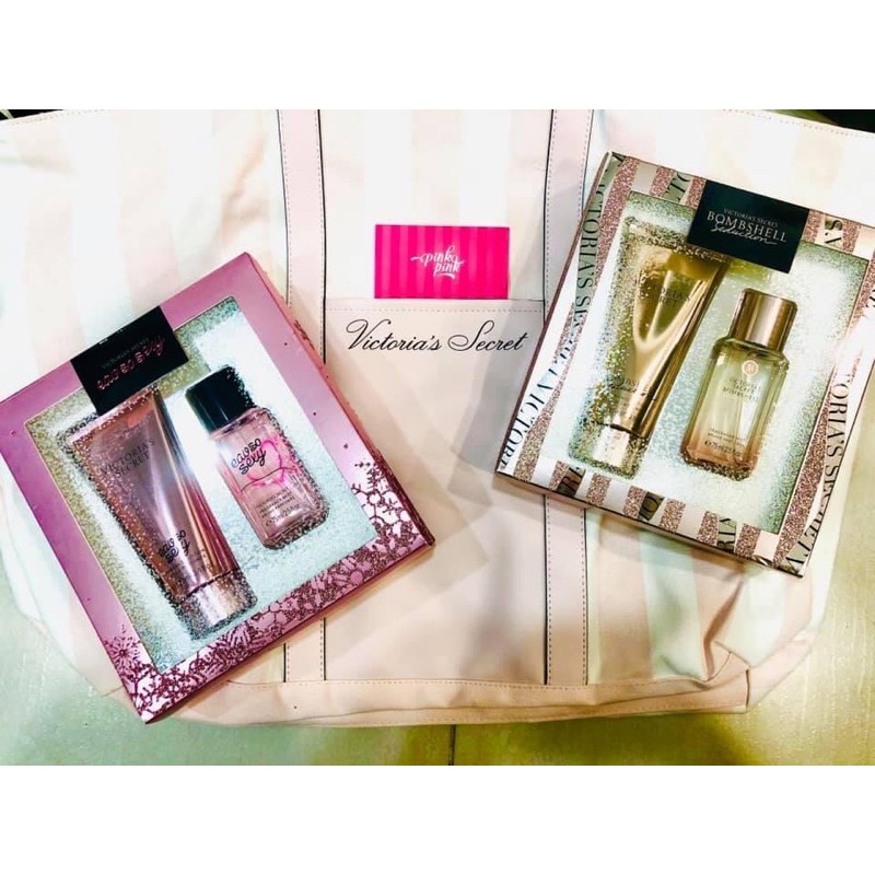 NEW Set nước hoa và dưỡng thể Victoria Secret