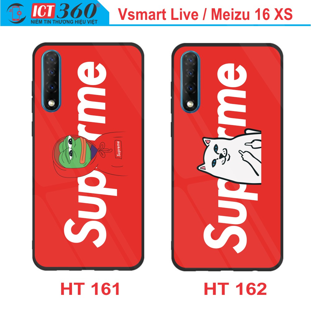 Ốp Lưng Kính  VSMART LIVE/ MEIZU 16 XS  - In Theo Yêu Cầu - Hình 3D