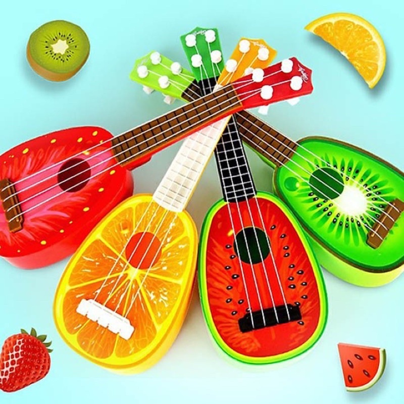 [HÀNG LOẠI 1]- ĐÀN GUITAR TRÁI CÂY CHO BÉ TĂNG KHẢ NĂNG PHÁT TRIỂN ÂM NHẠC CHO BÉ