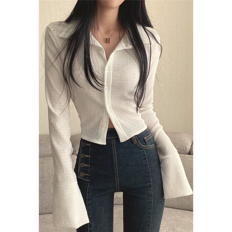 Áo Thun Tay Dài Thiết Kế Hợp Thời Trang Cho Phái Nữ