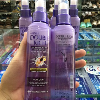 DOUBLE RICH xịt dưỡng tóc mềm mượt 120ml tím
