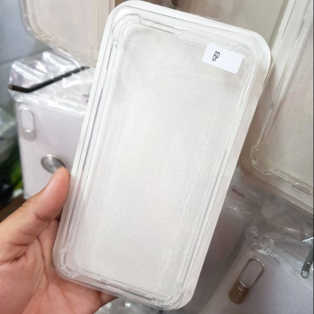 Ốp lưng iPhone 6 Plus/6s Plus dẻo kim tuyến chống sốc 4 cạnh hạn chế vàng ố cao cấp