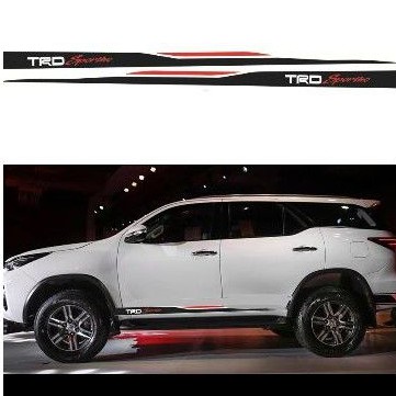 Tem dán xe fortuner,tem dán xe vios,tem trd sport