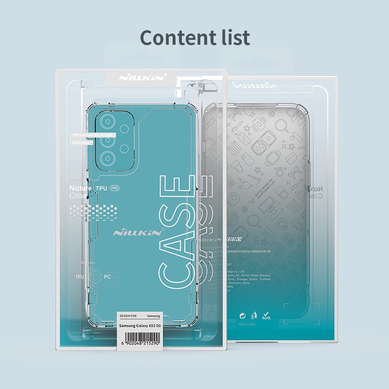 Ốp lưng cho Samsung A53 Nillkin Nature Series Pro mềm TPU Ốp lưng cho Samsung Galaxy A53 5G