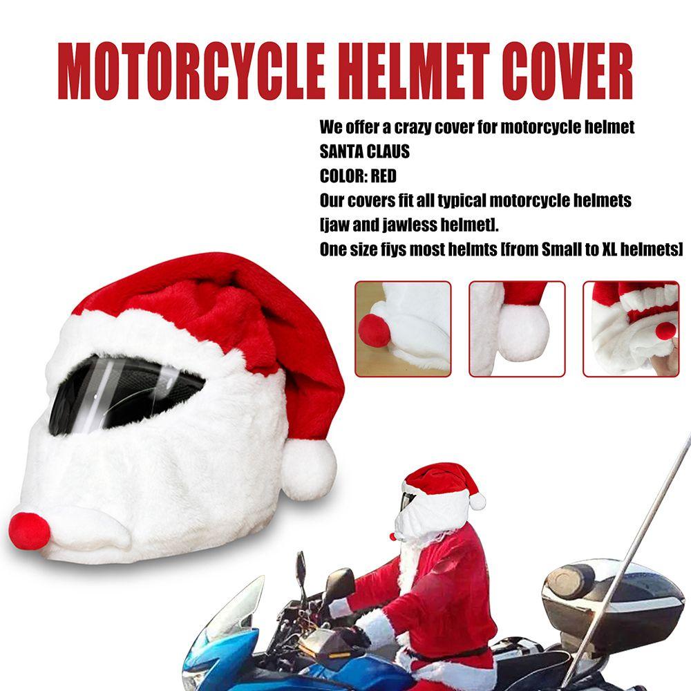 Mũ Bảo Hiểm Họa Tiết Ông Già Noel Vui Nhộn Thời Trang