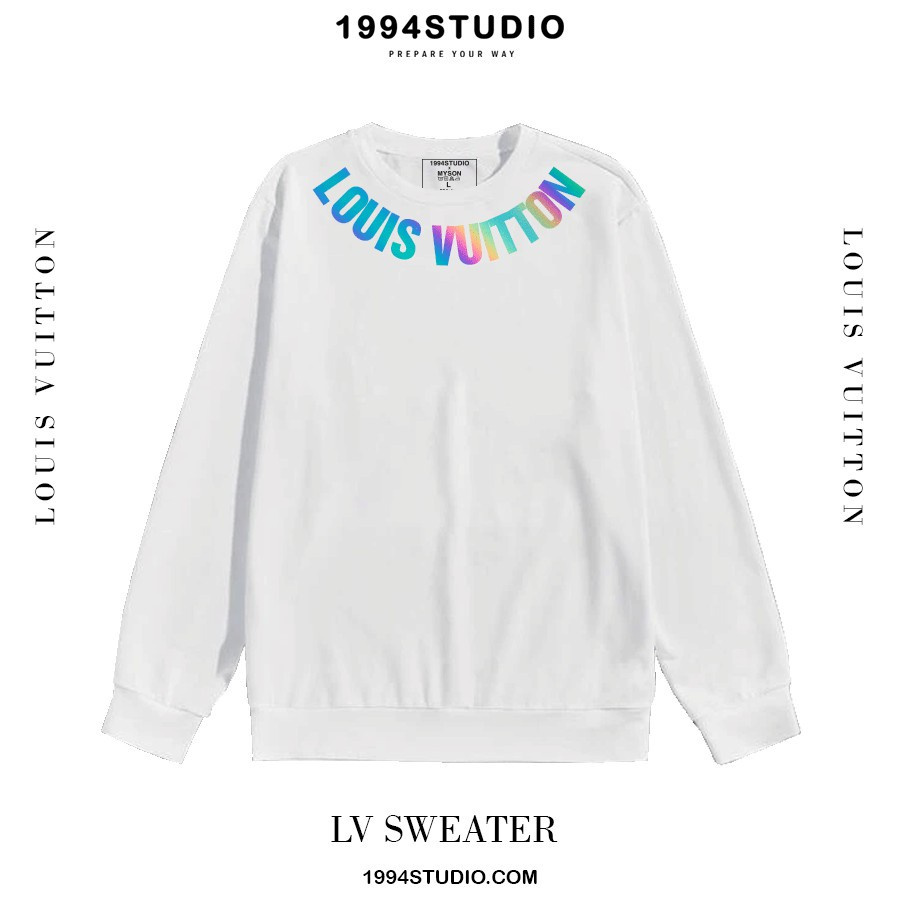 Áo Sweater LV.T in chữ Luis. Vuiton Phản Quang 7 Màu Áo nỉ Dài tay Unisex Form Rộng Thời Trang Nam Nữ in hiệu ứng | BigBuy360 - bigbuy360.vn