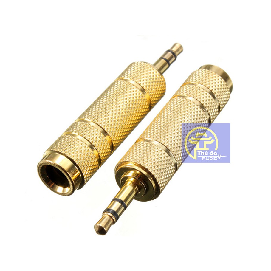 01 Đầu Jack chuyển 3.5 đực sang 6.5 cái