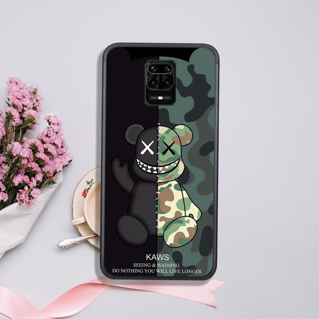 [HOT]ỐP  XIAOMI REDMI NOTE 9 - NOTE 9S - NOTE 9 PRO  , In Hình Gấu Robot họa tiết L-V màu sắc cực đẹp.