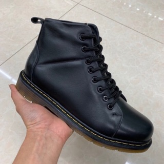 Boot cao cổ nam da thật