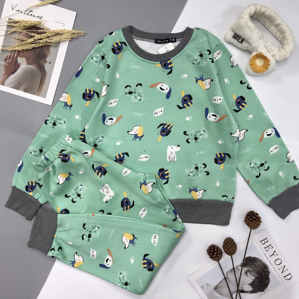 Bộ nỉ bông cao cấp