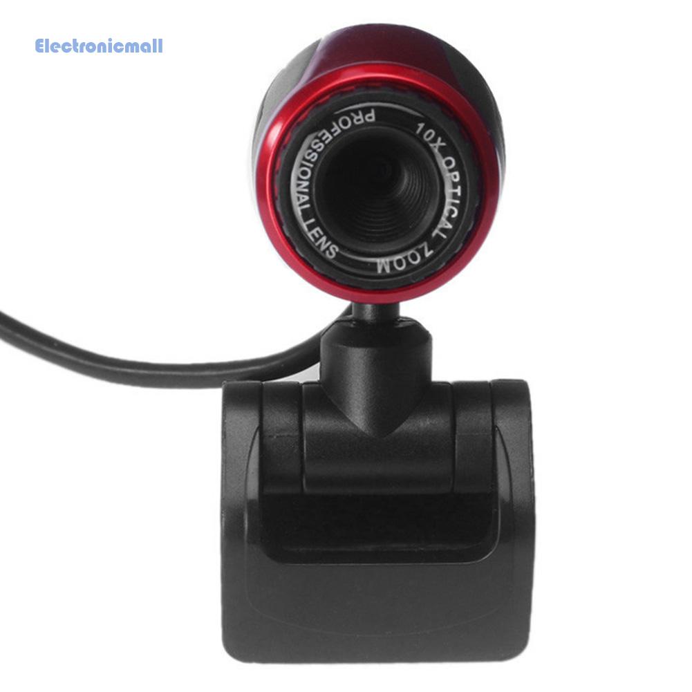 Webcam điện tử USB 2.0 HD kèm micro hỗ trợ phát sóng trực tiếp | BigBuy360 - bigbuy360.vn