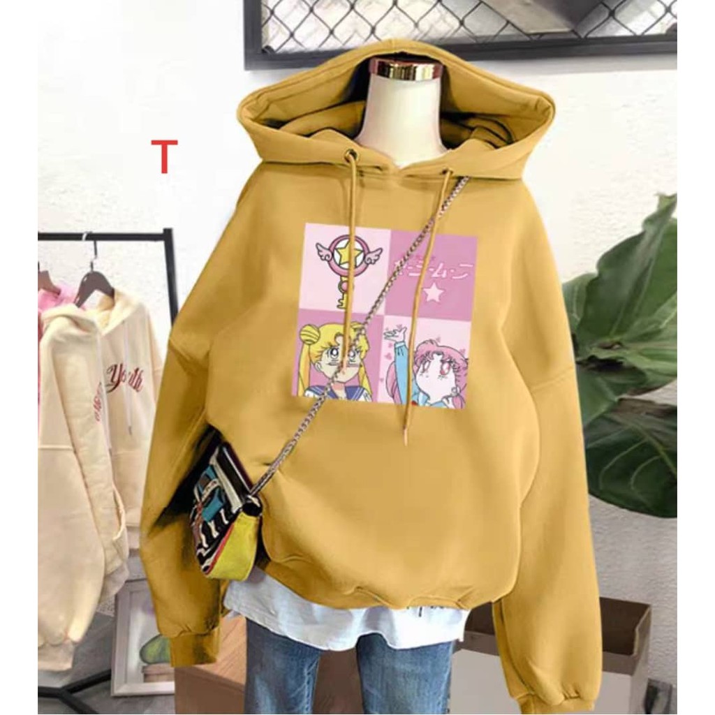 Áo hoodie thủy thủ mặt trăng DTR1119