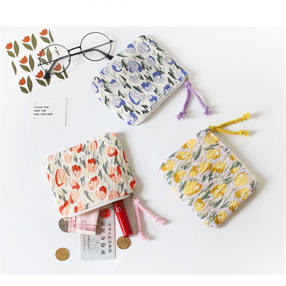 Túi Đựng Đồ Trang Điểm Có Khóa Kéo Phong Cách Hàn Quốc Cho Nữ