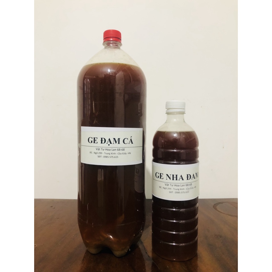 Combo GE Nha Đam + Đạm cá (Đậm Đặc 1000ml) - Phân bón hữu cơ - kích rễ -kích kie- tạo rễ mới
