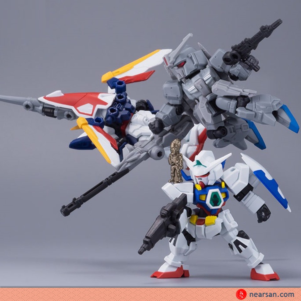 Wing Gundam Mô hình lắp ráp BANDAI Gashapon Robot mini chibi MSE 14