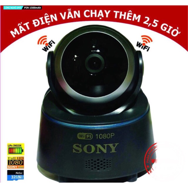 camera wifi sony 2.0 cúp điện vẫn xài được