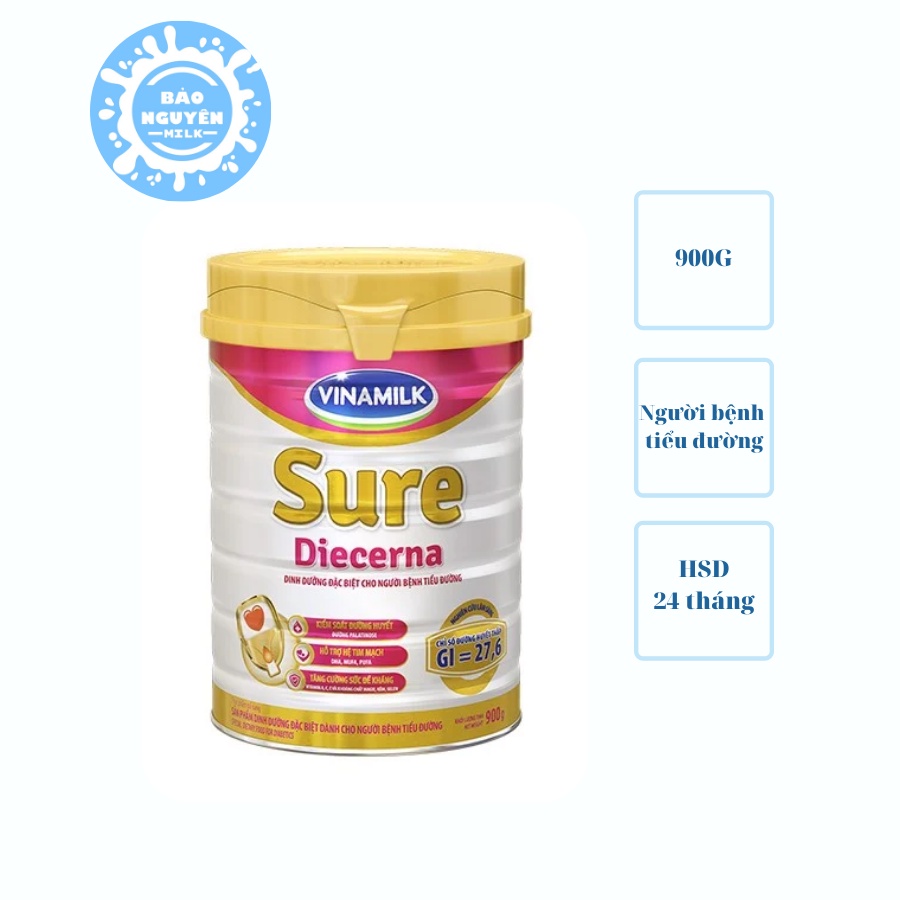 Sữa bột Vinamilk Sure Diecerna 900g