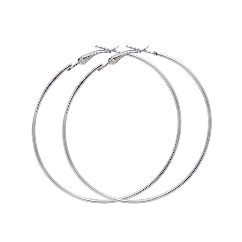 Hoa Tai Nữ Hình Tròn Phong Cách Hàn Quốc