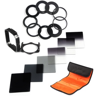 Toàn bộ bộ lọc nd2 4 8 nd + vòng nối + giá đỡ cho cokin p