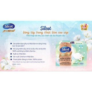 Bông tẩy trang SILCOT Nhật Bản