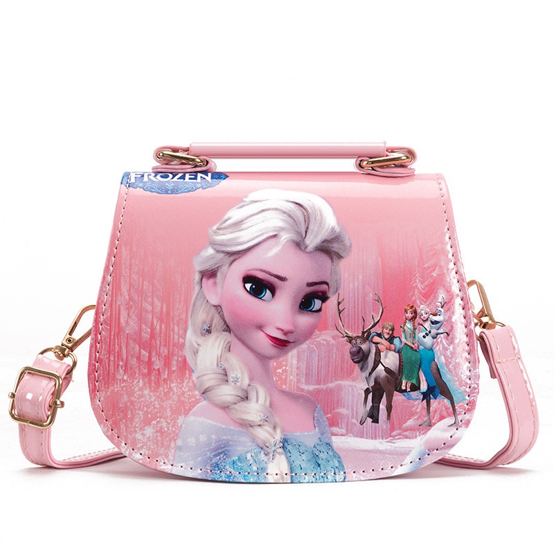 (Hàng Có Sẵn) Túi Xách Cho Bé Gái In Hình Công Chúa Elsa Trong Phim Frozen 2