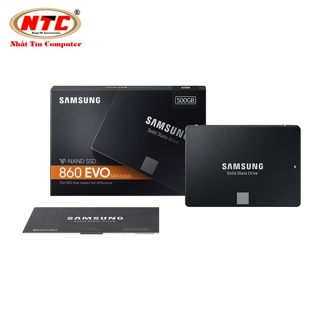 Ổ cứng SSD Samsung 860 Evo 500GB 2.5-Inch SATA III - box Anh (Đen) | BigBuy360 - bigbuy360.vn