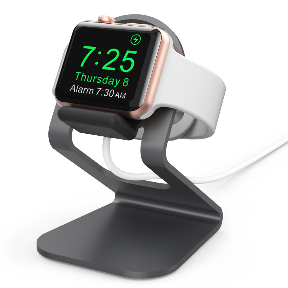 Giá Đế Sạc Apple Watch Silicone Cao Cấp Hỗ Trợ Nightstand Mode Chính Hãng Aha Style Amazon