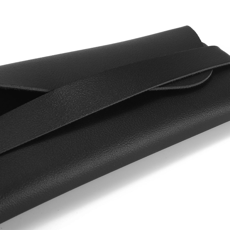 1 Hộp Đựng Mắt Kính Bằng Da PVC Có Khóa Cài Ốp