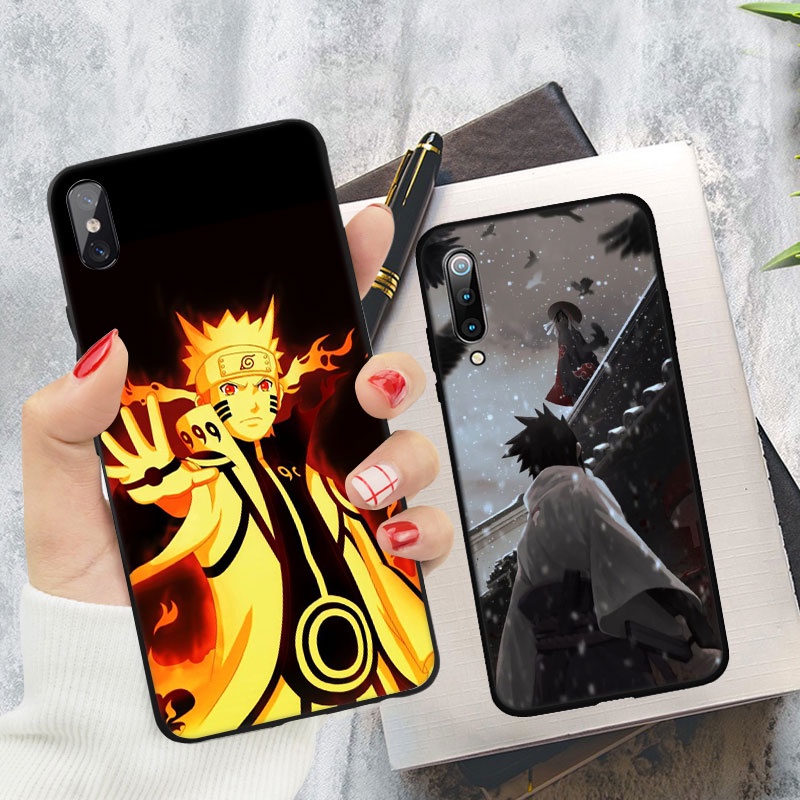 Ốp Điện Thoại Dẻo Họa Tiết Hoạt Hình naruto akatsuki Cho xiaomi mi 8 9 a1 a2 a3 9t 10t pro lite 5x 6x te4