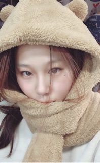 Mũ lông gấu ulzzang