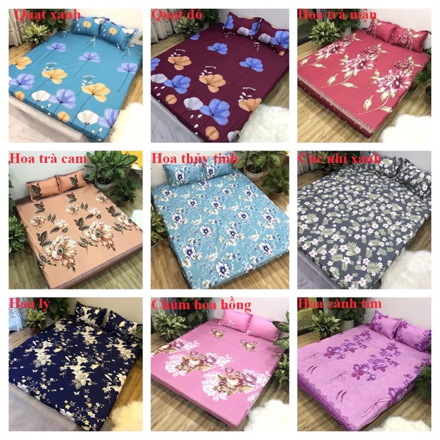 ( Giá rẻ) Combo Vỏ Gối Cotton poly 45X65 cm