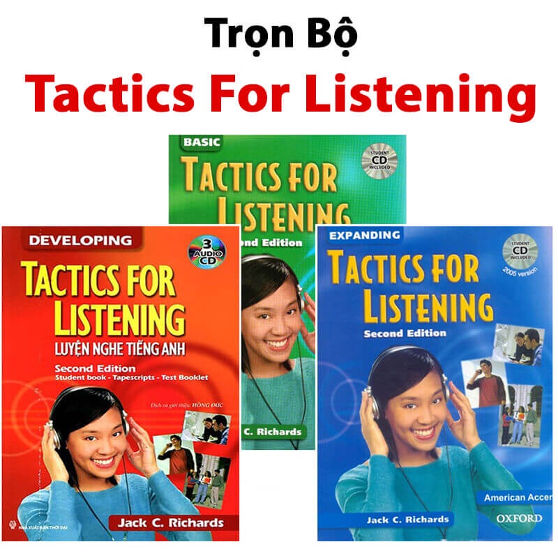 Bộ Sản Phẩm Tactic for Listen đầy đủ file nghe