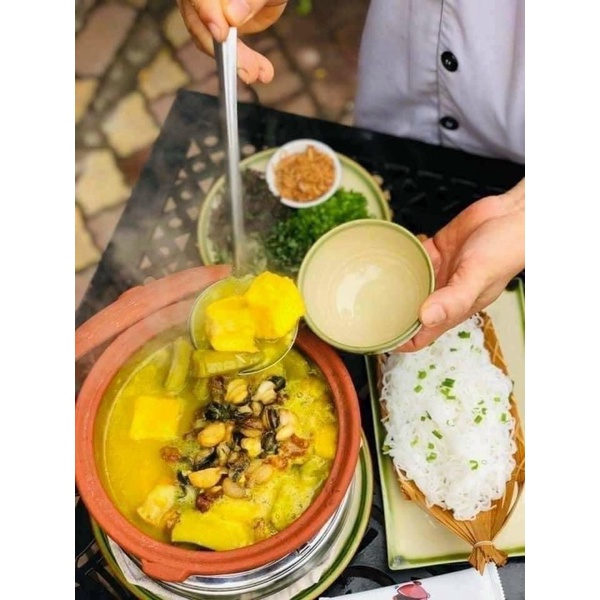 Ốc Om Chuối Đậu