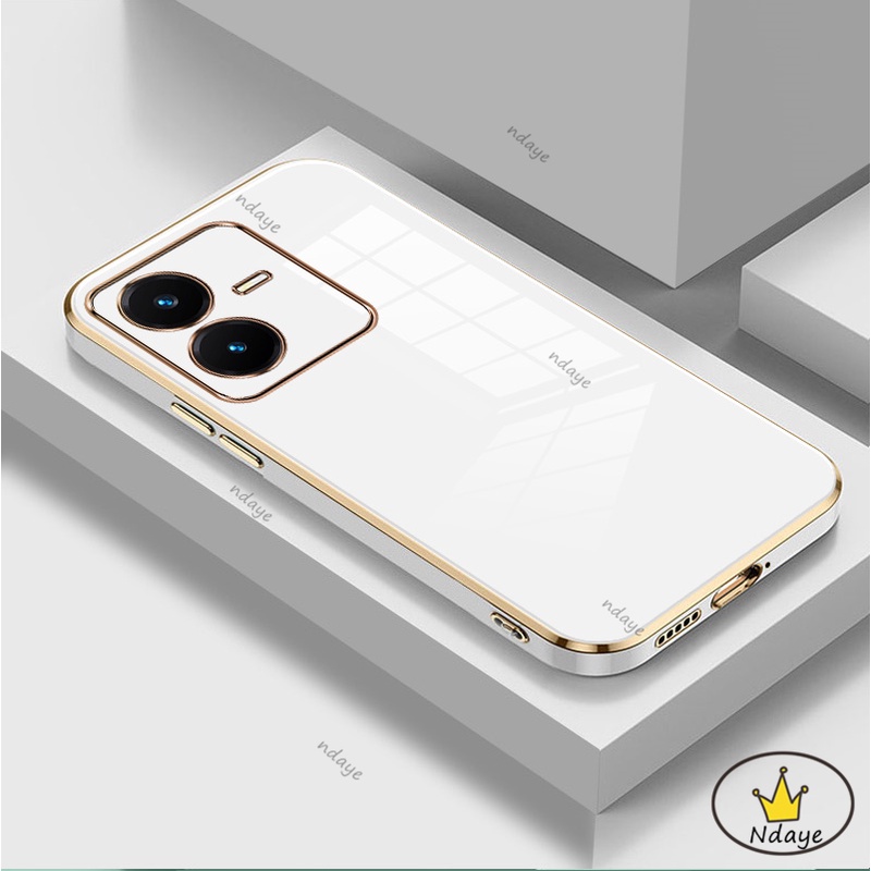 Ốp Lưng VIVO Y22 Y22S Y35 Y16 Y21 Y21S Y33T Y33S T1X Y20 Y20S Y12S Y12A Ốp Điện Thoại Viền Thẳng Màu Macaron Cho NDYZB