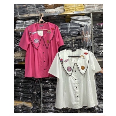 Áo bầu cộc tay mùa hè dáng tiểu thư dễ thương, mặc đi làm, đi chơi(chất đẹp, bán shop)