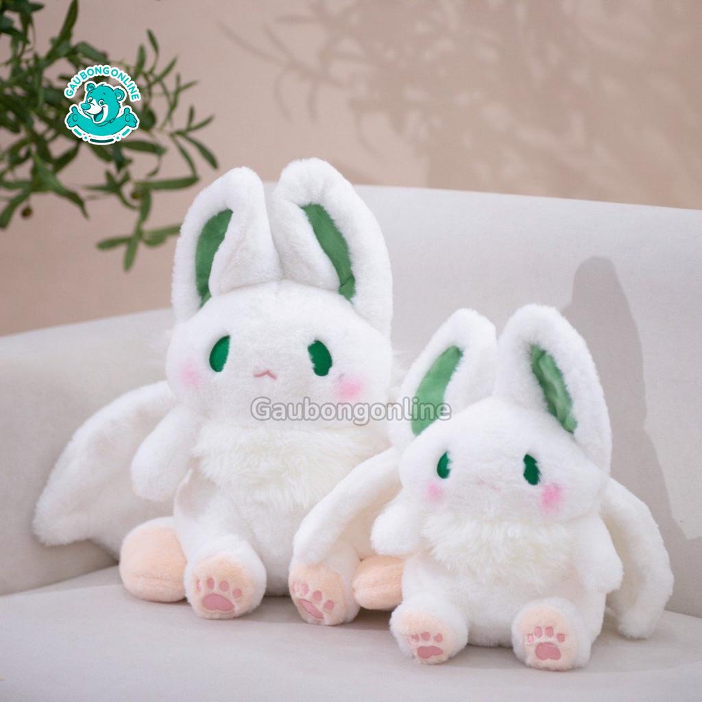 Gấu Bông Thỏ Dơi Trắng Dễ Thương, Thú Nhồi Bông Dơi Cánh Dài Dễ Thương Dành Cho Bé, Gấu Bông Online Cao Cấp