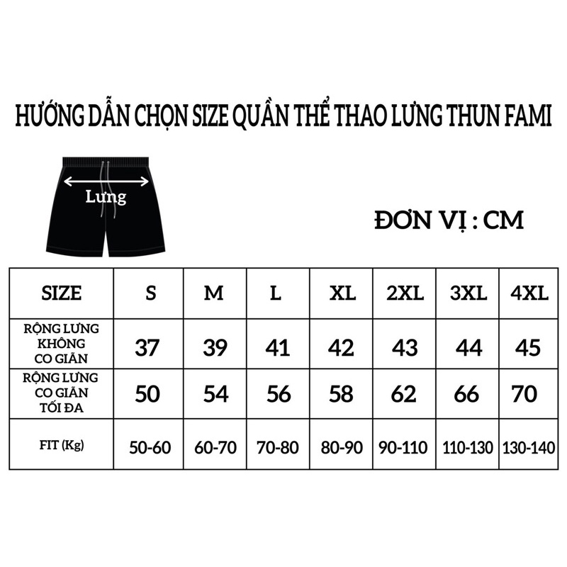 Quần short đùi vải dù nhẹ form ngắn trên gối. có bigsize