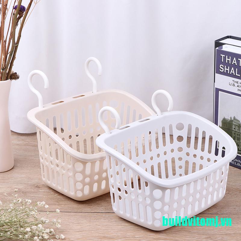 DO-dmc)Plastic Storage Hanging Baskets 