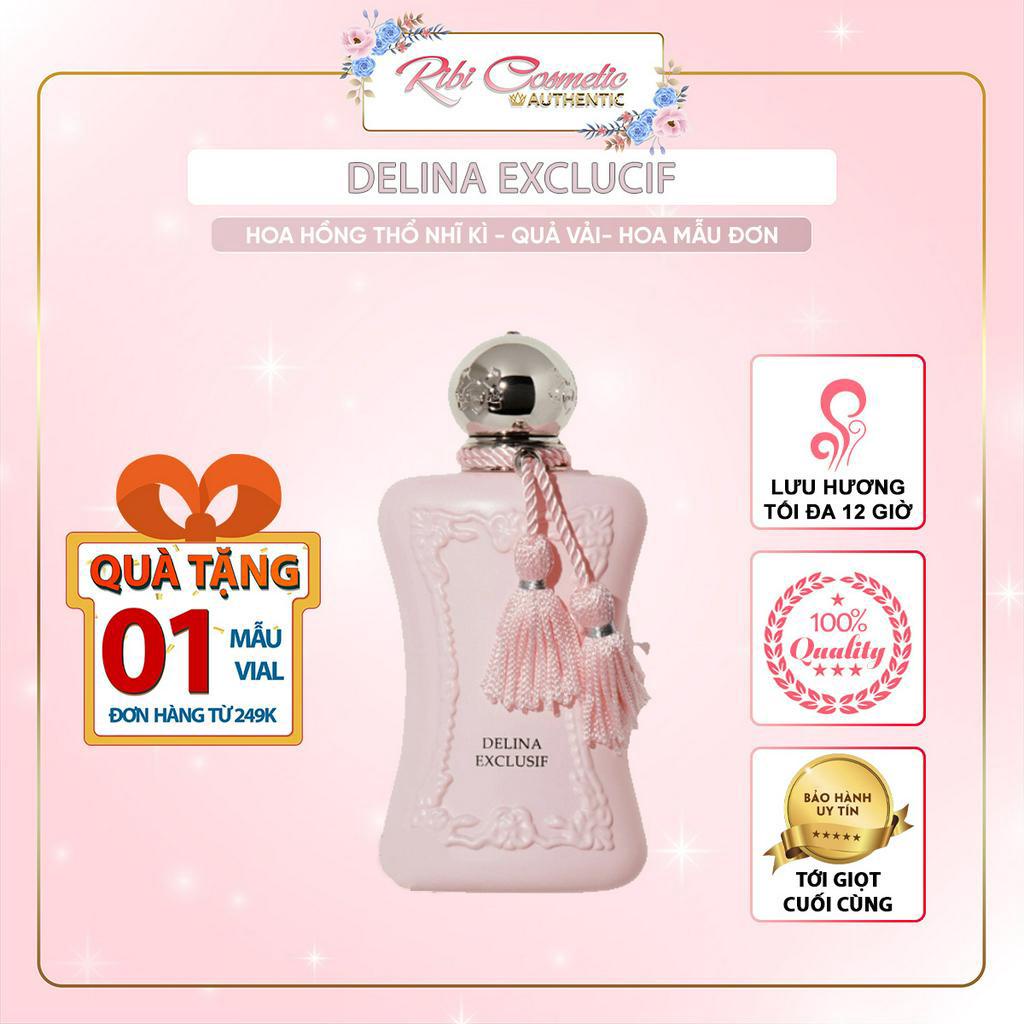 Nước Hoa Nữ Tính Cao Cấp Sang Trọng Parfums De Marly Delina Exclucif Ngọt Ngào Quyến Rũ Ribicosmetic
