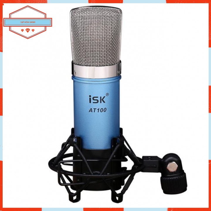 [Mã ELHACE giảm 4% đơn 300K] Micro Thu Âm AT-100 Cao Cấp Mic Hát Karaoke Livestream Đa Năng