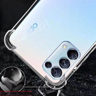 Dành Cho OPPO Reno 5 Pro 5G Reno 4 Pro 4G Ốp Lưng Chống Sốc TPU Trong Suốt Túi Khí Cản Ốp Lưng Full Cover Case TPU Vỏ Mềm Đơn Giản Cho Reno5 5Pro Reno4 4Pro
