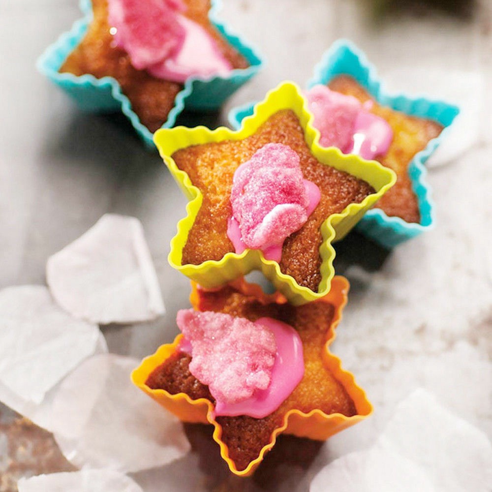 KHUÔN BÁNH CUPCAKE/MUFIN BẰNG SILICON 7cm CHỐNG DÍNH - LÀM BÁNH CHO BÉ(CÓ NHIỀU HÌNH)